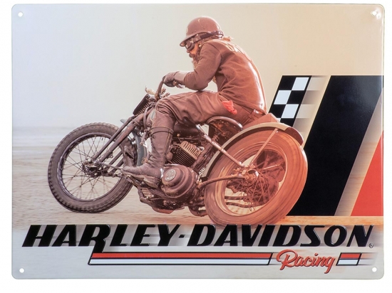 H-D Beach Racer Tin Sign