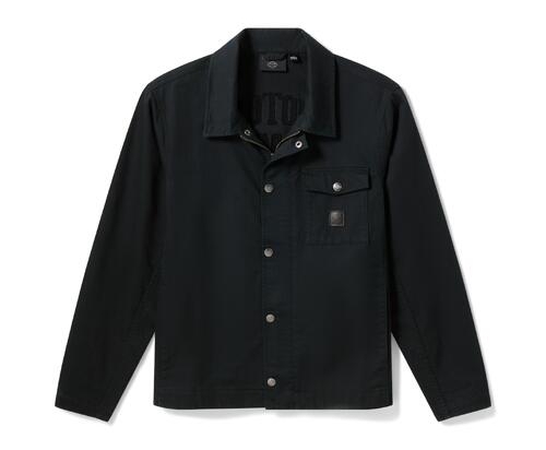 OVERSHIRT-WOVEN,BLACK