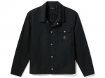OVERSHIRT-WOVEN,BLACK
