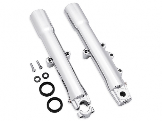 FORK SLIDERS KIT, CHRM, FLSTC/