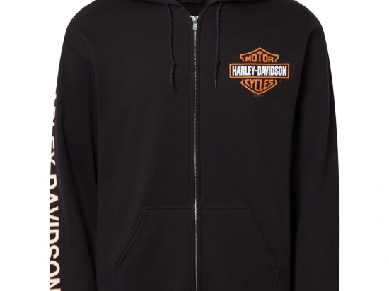 Black B&S Zip Hoodie 40th - M