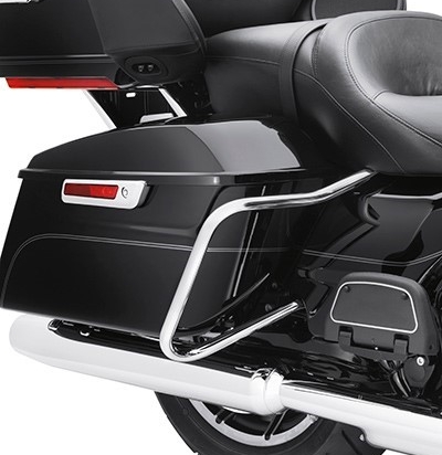 CHROME REAR SADDLEBAG GUARDS