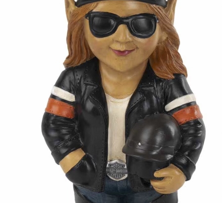 Lady Biker Gnome - Sunny