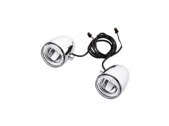 KIT-FOG LAMP,BULLET,CHROME