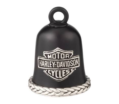 RB BRASS BRAIDED LOGO BELL - BLK