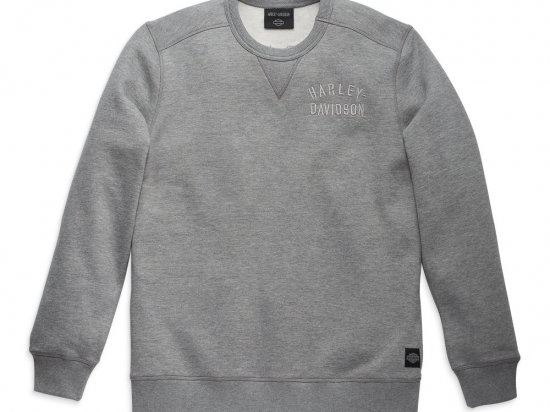 SWEATSHIRT-KNIT,GREY HEATHER