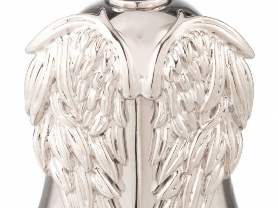 RB BRASS H-D TEXTURED WING BELL-SLV
