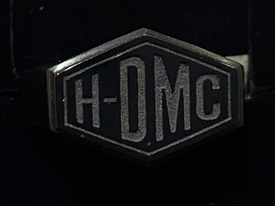 HDMC BLACK AND STEEL RING