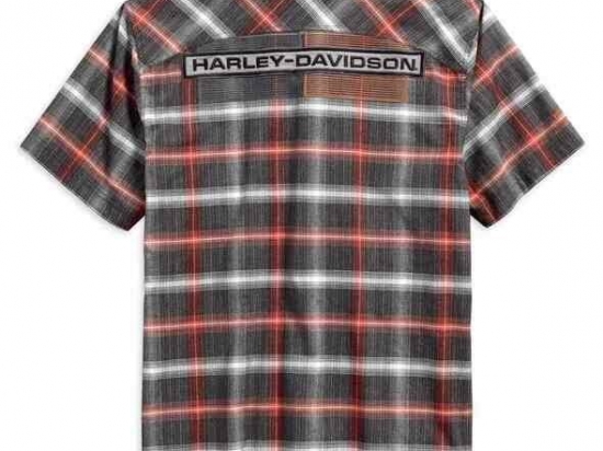 SHIRT-GMIC,S/S,WOVEN,PLD