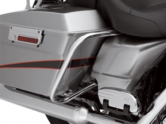 REAR SADDLEBAG GUARD, CHROME