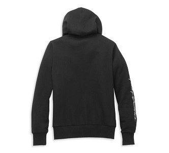 HOODIE-KNIT,BLACK