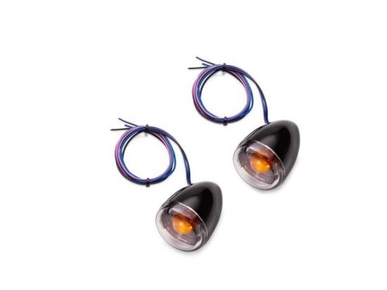 BLACK CUSTOM AUX LAMP TURN SIG