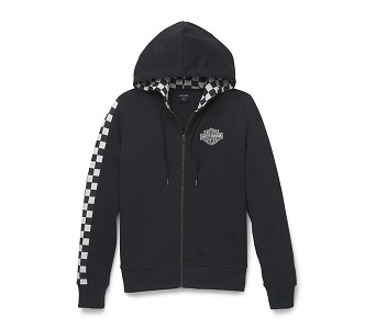 HOODIE-KNIT,BLACK