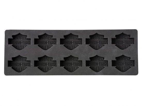 H-D Bar & Shield Silicone Ice Cube Tray