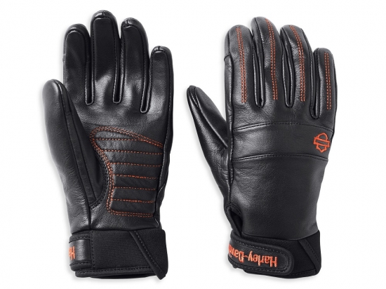 GLOVES-NEWHALL,LEATHER,F/F,BLA