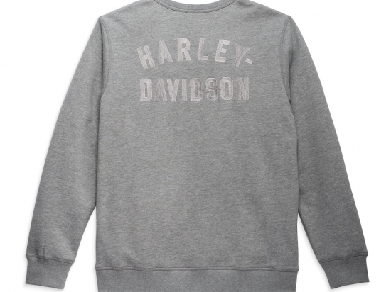 SWEATSHIRT-KNIT,GREY HEATHER