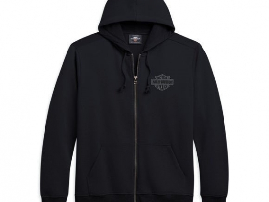 HOODIE-KNIT,BLACK