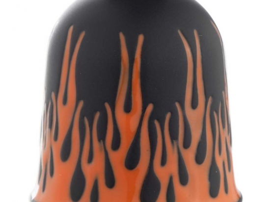 RB H-D FLAME BELL-BLK/ORG