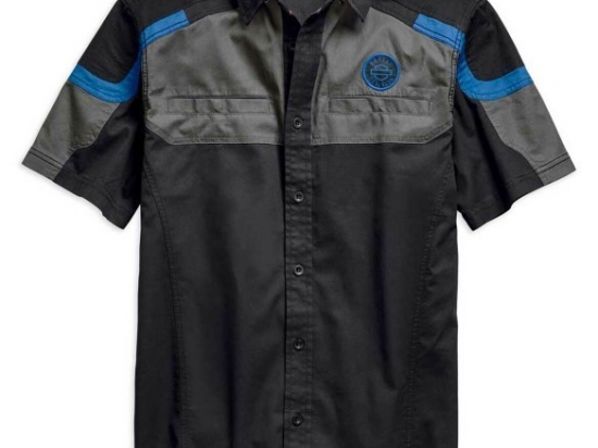 SHIRT-PERFORMANCE,S/S,WVN,CLRB
