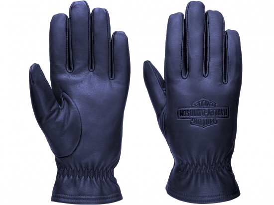 GLOVES-LEATHER,BLUE