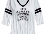 TEE-BETTER ON HARLEY,3/4,KNT,W
