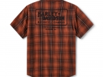 SHIRT-WOVEN,DARK GREY/BLACK PL