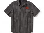 SHIRT-WOVEN,BLACK/DARK GREY ST