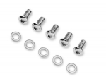 CHROME DERBY COVER SCREW KIT,