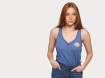 TANK-KNIT,BLUE