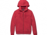 HOODIE-KNIT,RED HEATHER