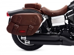 SADDLEBAG KIT, BROWN (DYNA)