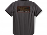 SHIRT-WOVEN,DARK GREY/BLACK