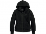 HOODIE-KNIT,BLACK
