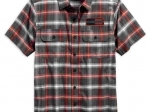 SHIRT-GMIC,S/S,WOVEN,PLD