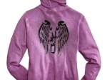 HOODIE-LACE WING,VOILET PROMO