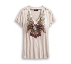 TEE-STUDDED EAGLE & ROSES,S/S,