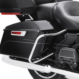 CHROME REAR SADDLEBAG GUARDS