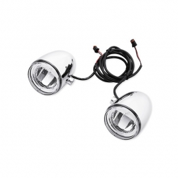 KIT-FOG LAMP,BULLET,CHROME