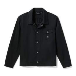 OVERSHIRT-WOVEN,BLACK