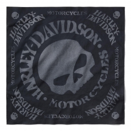 BANDANA-WOVEN,BLACK