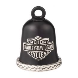 RB BRASS BRAIDED LOGO BELL - BLK