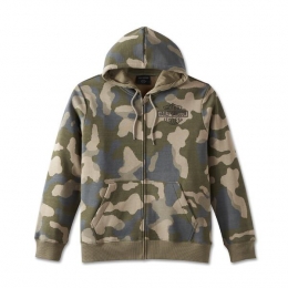 HOODIE-KNIT,CAMOUFLAGE