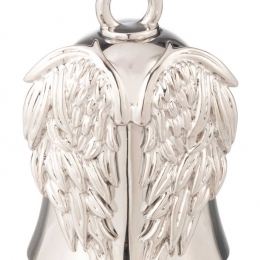 RB BRASS H-D TEXTURED WING BELL-SLV