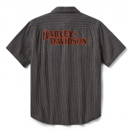 SHIRT-WOVEN,BLACK/DARK GREY ST