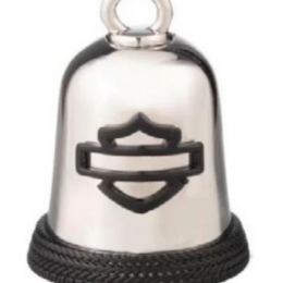 RB BRASS LOGO SHIELD BELL - SLV/BLK