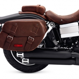 SADDLEBAG KIT, BROWN (DYNA)