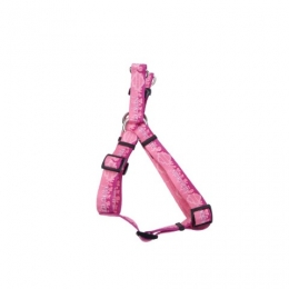 5/8" HARNESS PINK FLAMES