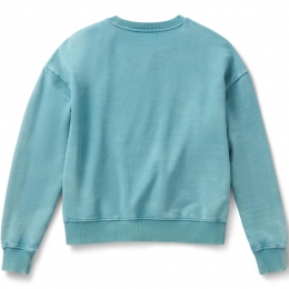 SWEATSHIRT-KNIT,TEAL BLUE