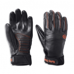 GLOVES-NEWHALL,LEATHER,F/F,BLA