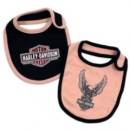 NB GRL 2 PCK BIBS